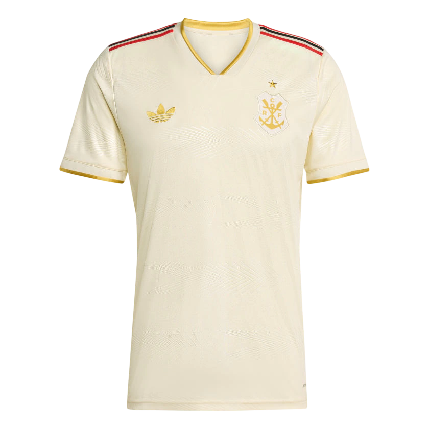 Camisa Flamengo III 25/26 - Torcedor Adidas Masculina - Off-white