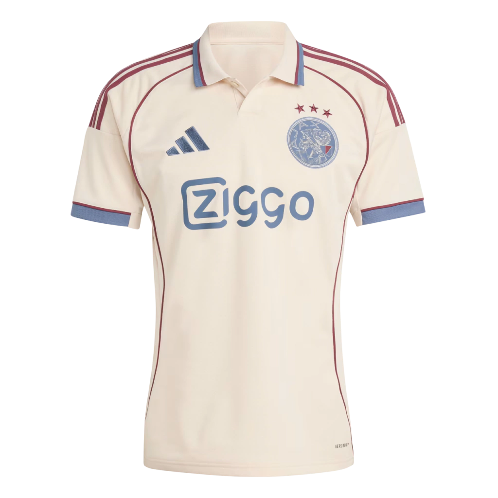 Camisa Ajax III 25/26 - Torcedor Adidas Masculina - Bege