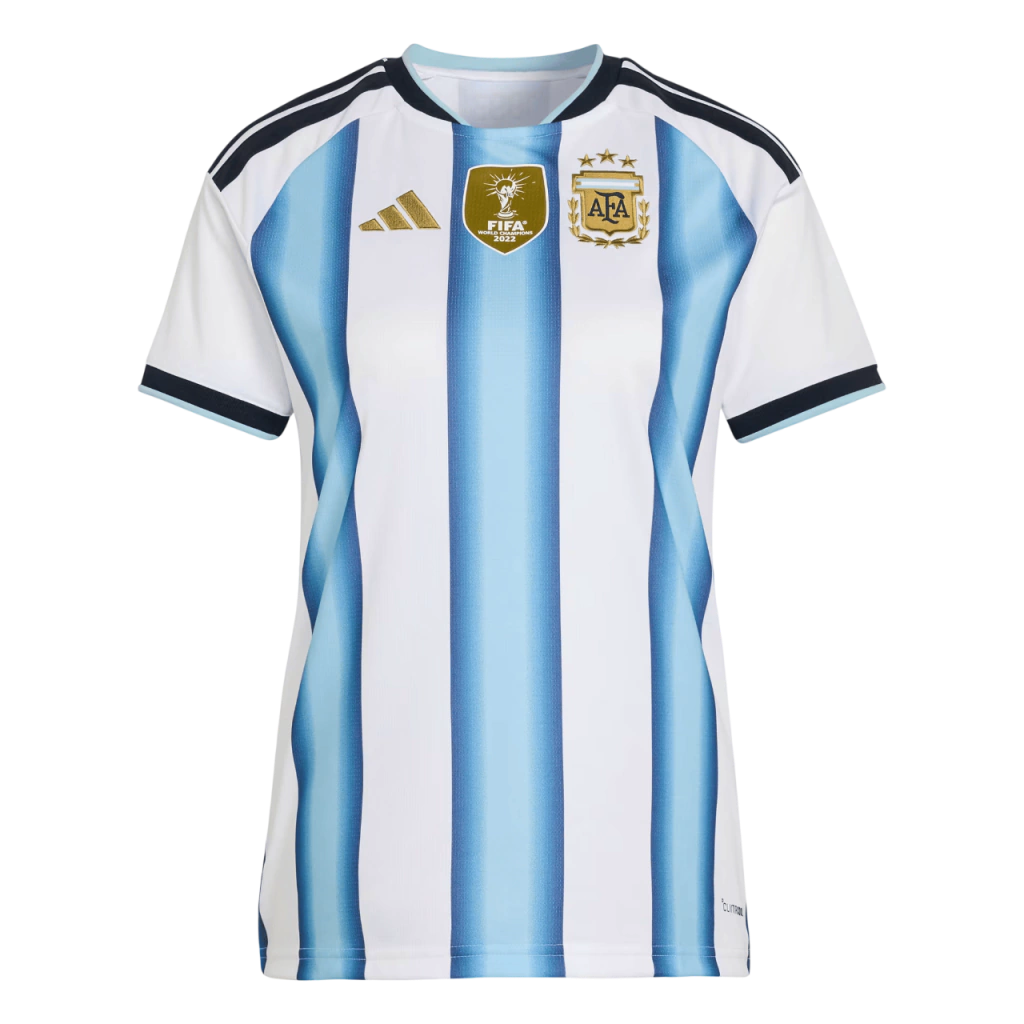 Camisa Seleção Argentina I 26/27 - Torcedor Adidas Feminina - Azul Celeste