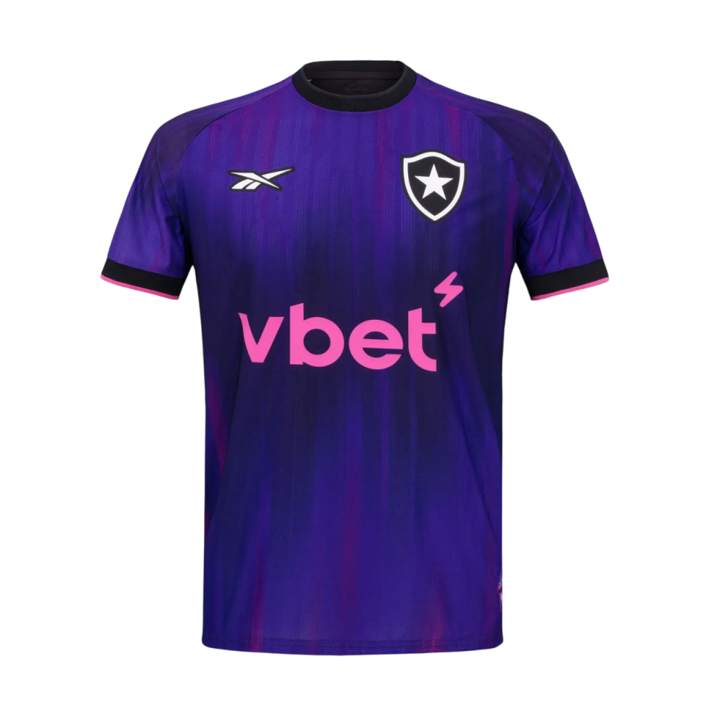 Camisa Botafogo V 25/26 - Torcedor Reebok Masculina - Roxa