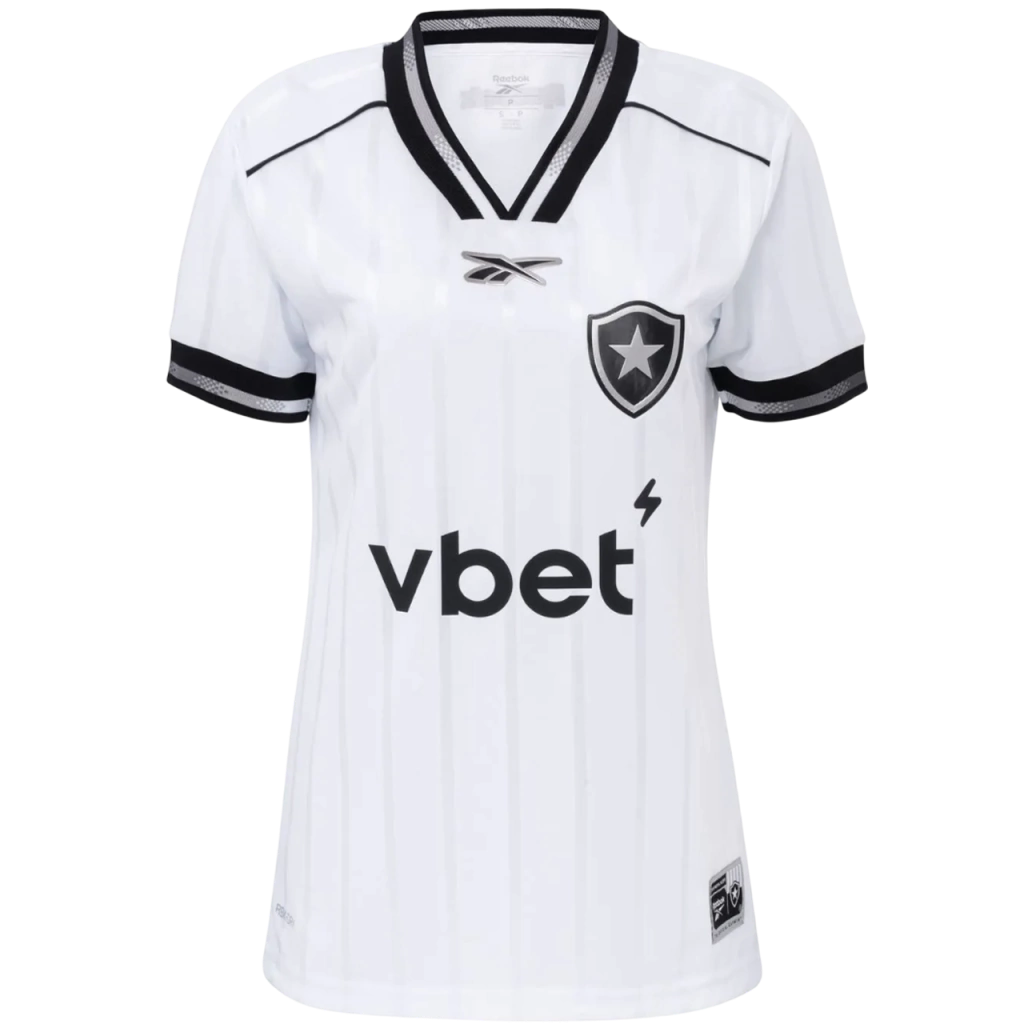 Camisa Botafogo III 25/26 - Torcedor Reebok Feminina - Branca