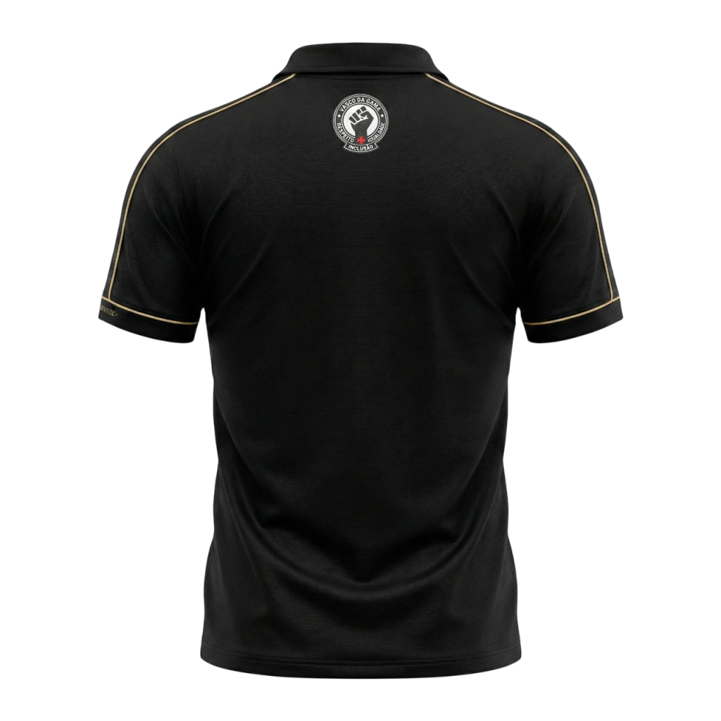 Camisa Vasco 25/26 Negritude - Torcedor Braziline Maculina - Preta