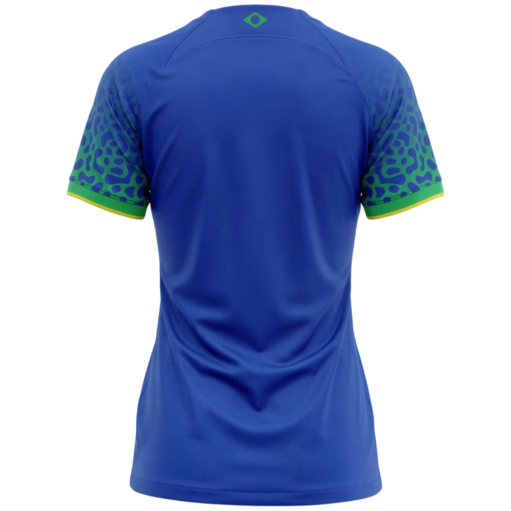 Camisa Seleção Brasileira Away 2022 - Torcedor Nike Feminina - Azul