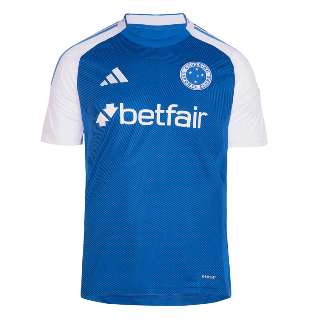 Camisa Cruzeiro I 25/26 - Torcedor Adidas Masculina - Azul