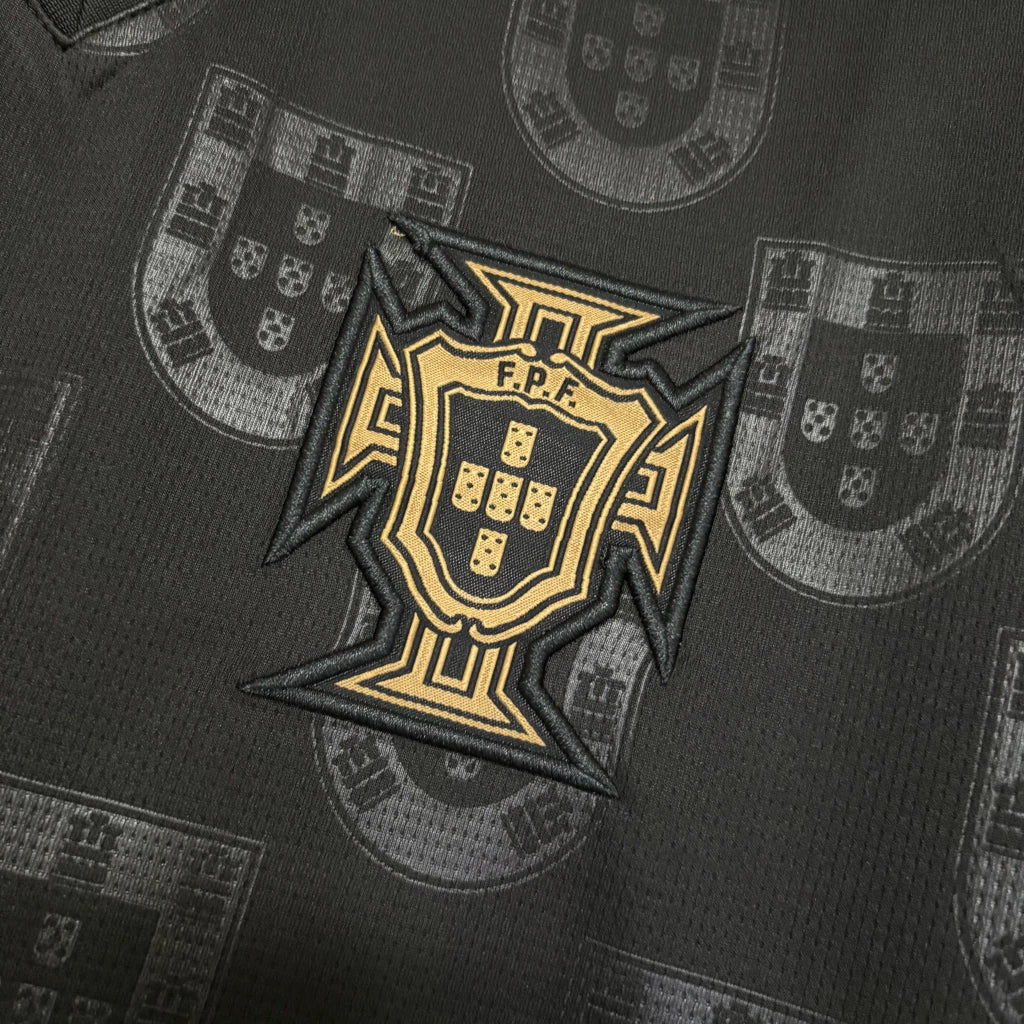 Camisa Portugal 26/27 Pantera Negra - Torcedor Puma Masculina - Preta