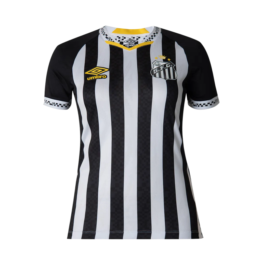 Camisa Santos II 25/26 - Torcedor Umbro Feminina - Listrada
