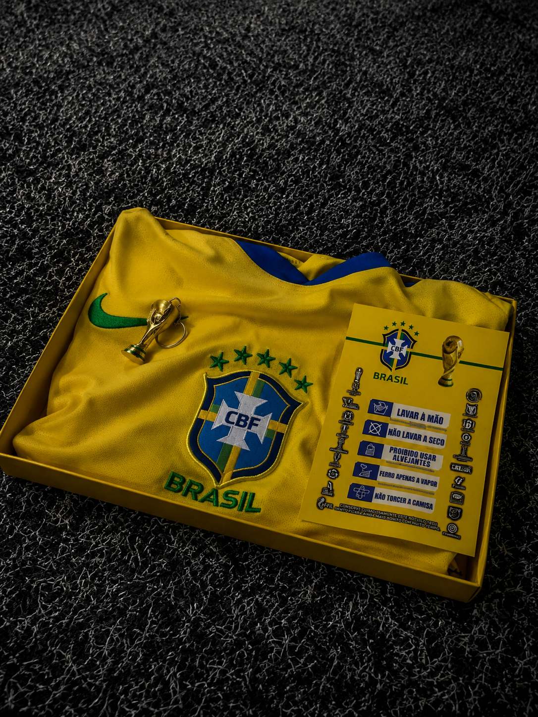 Kit Camisa Brasil Home 26/27 - Nike Torcedor Masculina