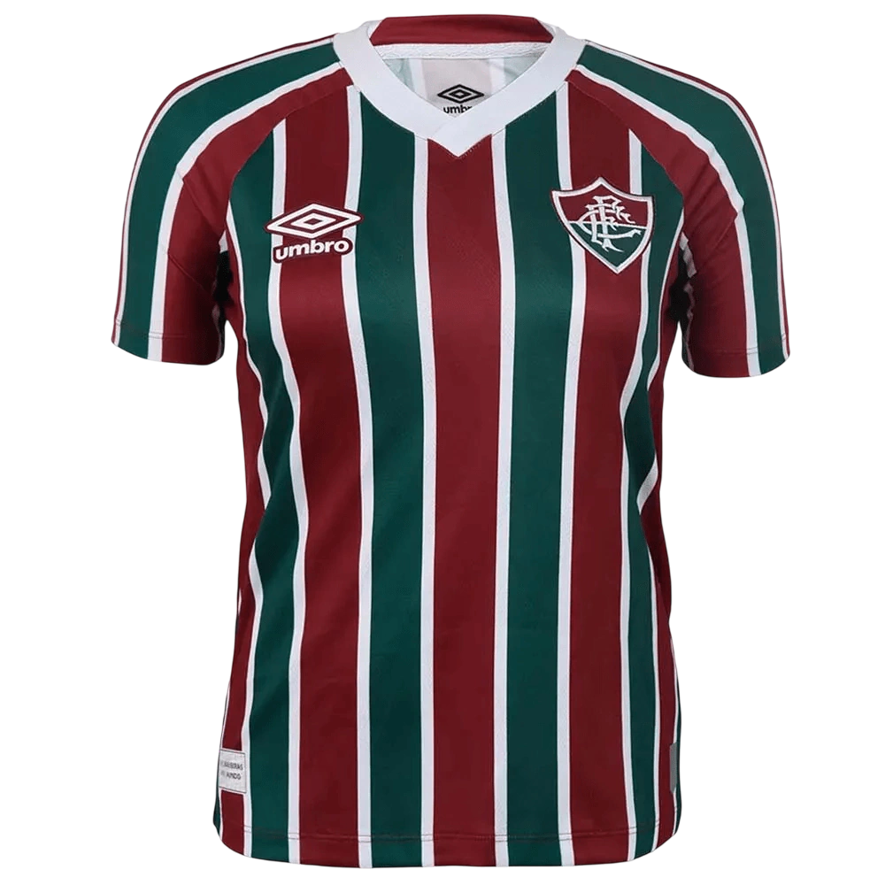Camisa Fluminense I 25/26 - Torcedor Umbro Feminina - Tricolor