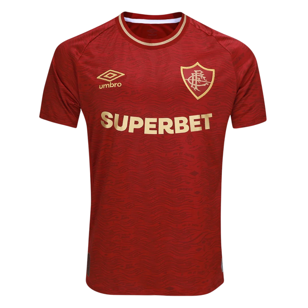 Camisa Fluminense III 25/26 - Torcedor Umbro Masculina - Grená