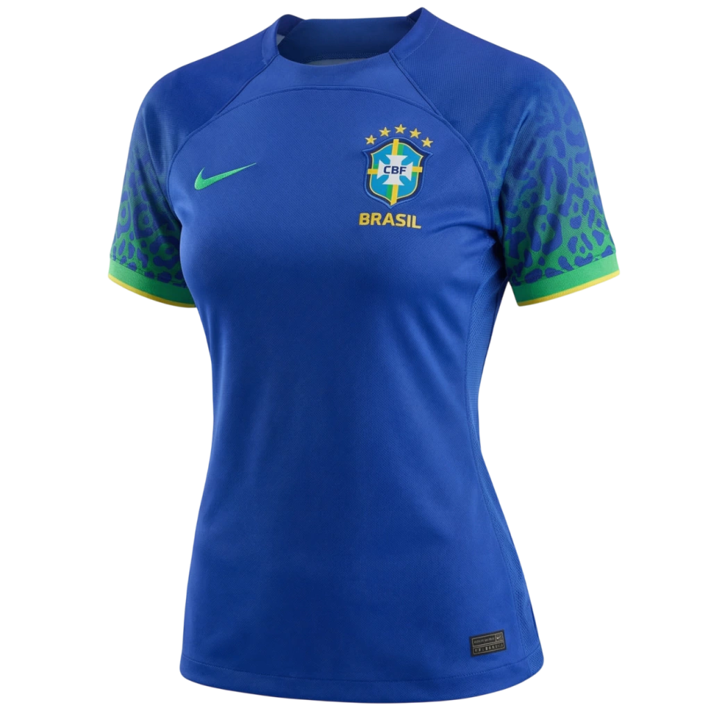 Camisa Seleção Brasileira Away 2022 - Torcedor Nike Feminina - Azul