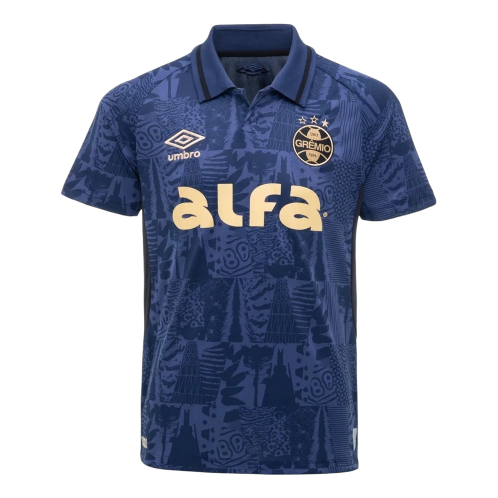 Camisa Grêmio III 25/26 - Torcedor Umbro Masculina - Azul