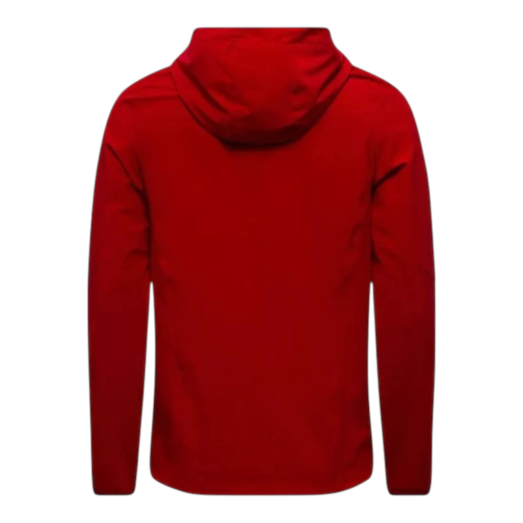 Jaqueta Corta-Vento Seleção Espanha 26/27 - Masculina Adidas - Vermelha com detalhes em amarelo