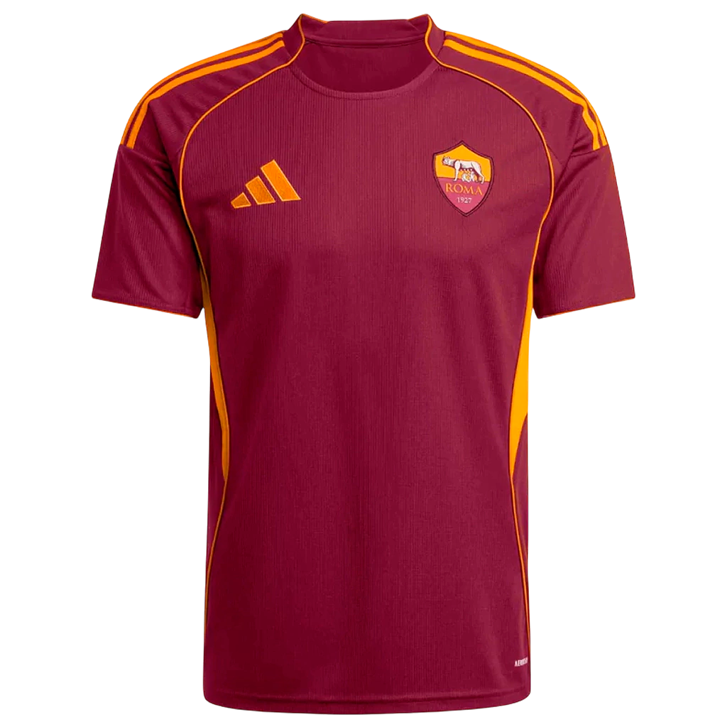 Camisa Roma I 25/26 - Torcedor Adidas Masculina - Vinho