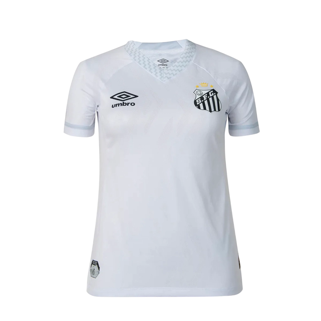 Camisa Santos I 25/26 - Torcedor Umbro Feminina - Branca