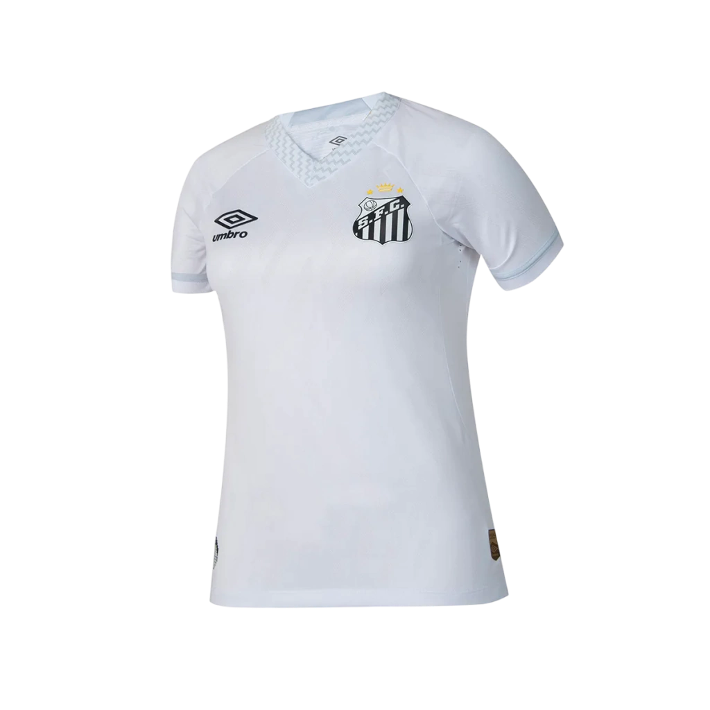 Camisa Santos I 25/26 - Torcedor Umbro Feminina - Branca