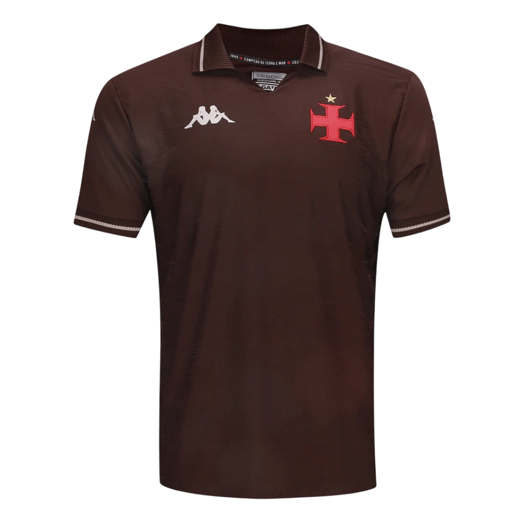 amisa Vasco III 25/26 - Torcedor Kappa Masculina - Marrom