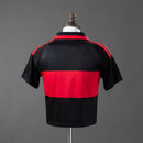 Cropped Flamengo Home 26/27 - Torcedor Adidas Feminina - Preto e vermelho
