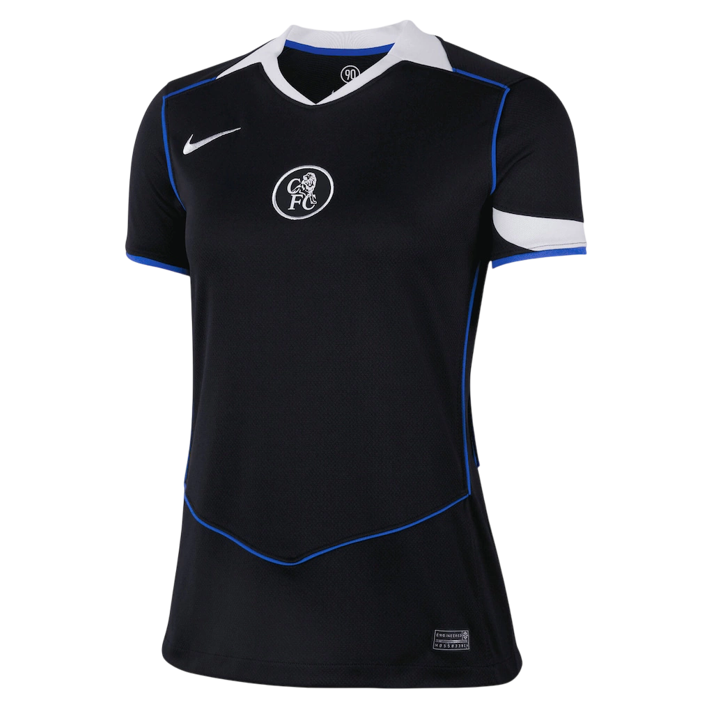 Camisa Chelsea III 25/26 - Torcedor Nike Feminina - Preta
