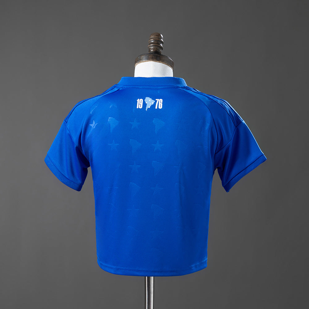 Cropped Cruzeiro Home 26/27 - Torcedor Adidas Feminina - Azul e branco