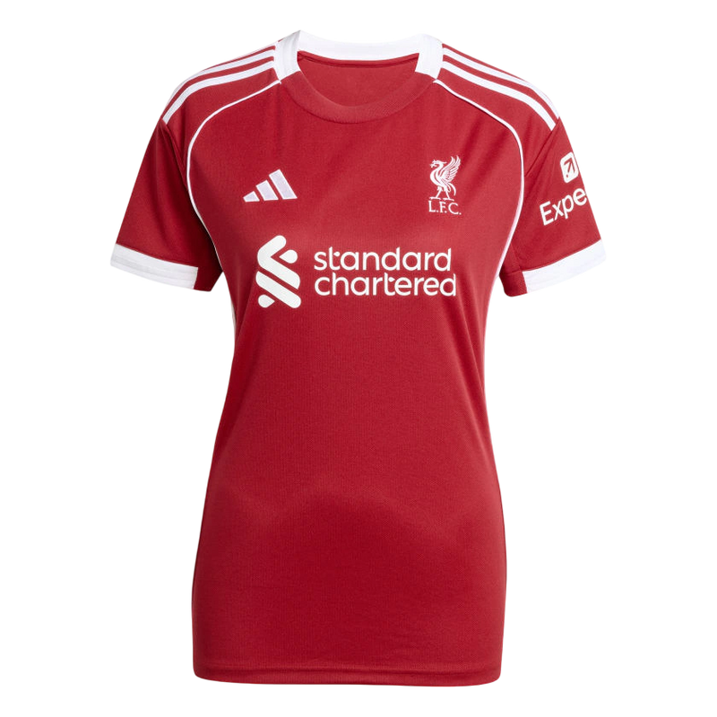 Camisa Liverpool I 25/26 - Torcedor Adidas Feminina - Vermelha