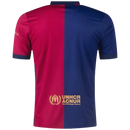 Camisa Barcelona I 24/25 X Coldplay - Torcedor Nike Masculina - Azul e Vermelha