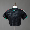 Cropped México Away 26/27 - Torcedor Adidas Feminina - Preto e verde