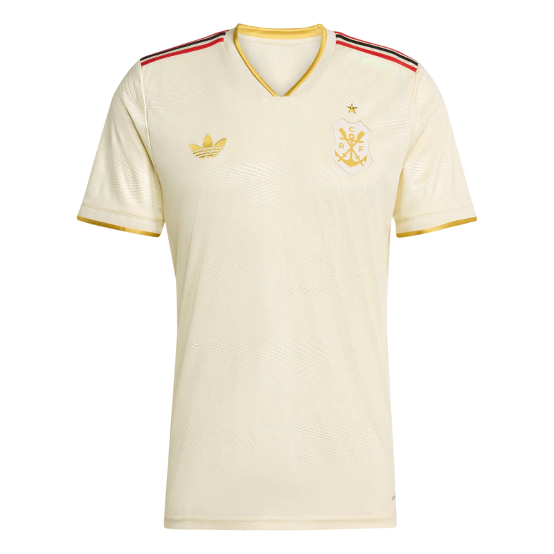 Camisa Flamengo III 25/26 - Torcedor Adidas Masculina - Off-white