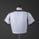 Cropped Inglaterra Home 26/27 - Torcedor Nike Feminina - Branco e Azul