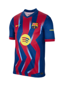 Camisa Barcelona IV 25/26 - Torcedor Nike Masculina - Azul e Grená
