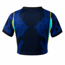 Cropped Seleção Brasileira Away 26/27 - Torcedor Nike Feminina - Azul e preta