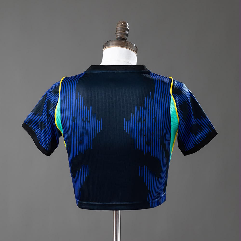 Cropped Seleção Brasileira Away 26/27 - Torcedor Nike Feminina - Azul e preta