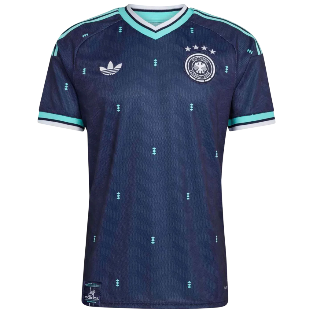 Camisa Alemanha Away 26/27 - Torcedor Adidas Masculina - Azul
