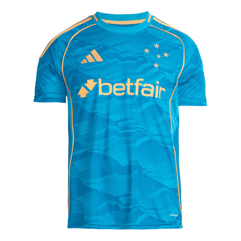 Camisa Cruzeiro III 25/26 - Torcedor Adidas Masculina - Azul