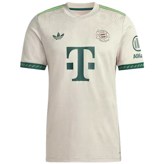 Camisa Bayern de Munique 25/26 Oktober Fest - Torcedor Adidas Masculina - Off-white