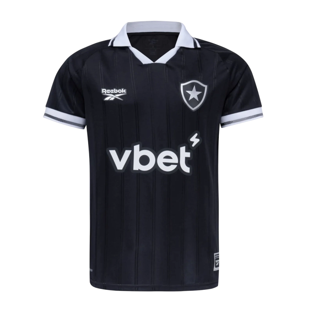 Camisa Botafogo II 25/26 - Torcedor Reebok Masculina - Preta