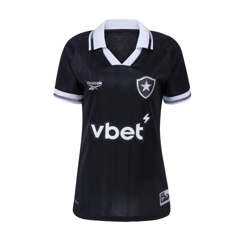Camisa Botafogo II 25/26 - Torcedor Reebok Feminina - Preta