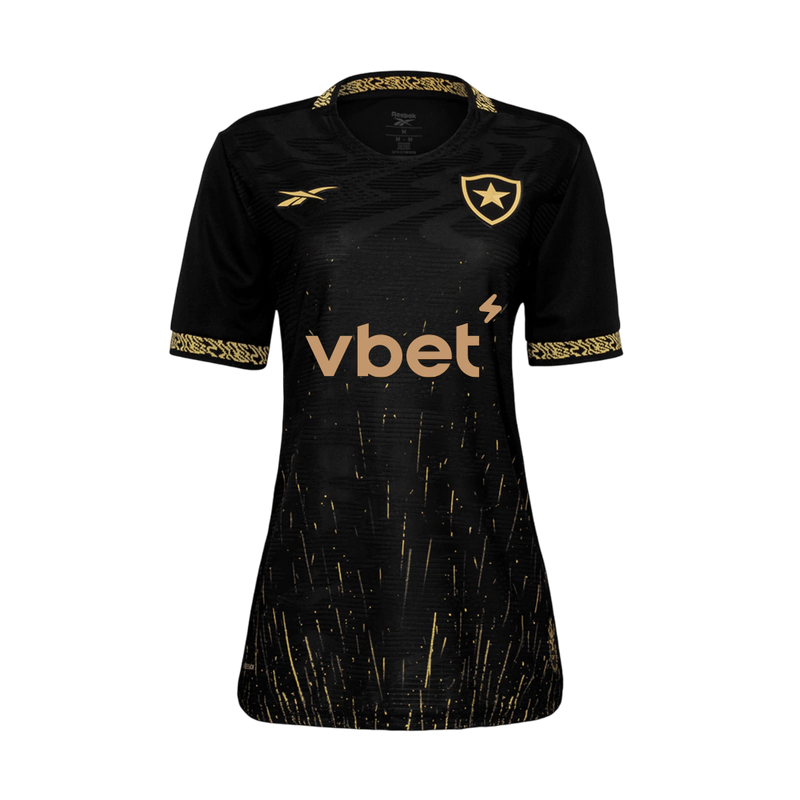 Camisa Botafogo II 24/25 - Torcedor Reebok Feminina - Preta
