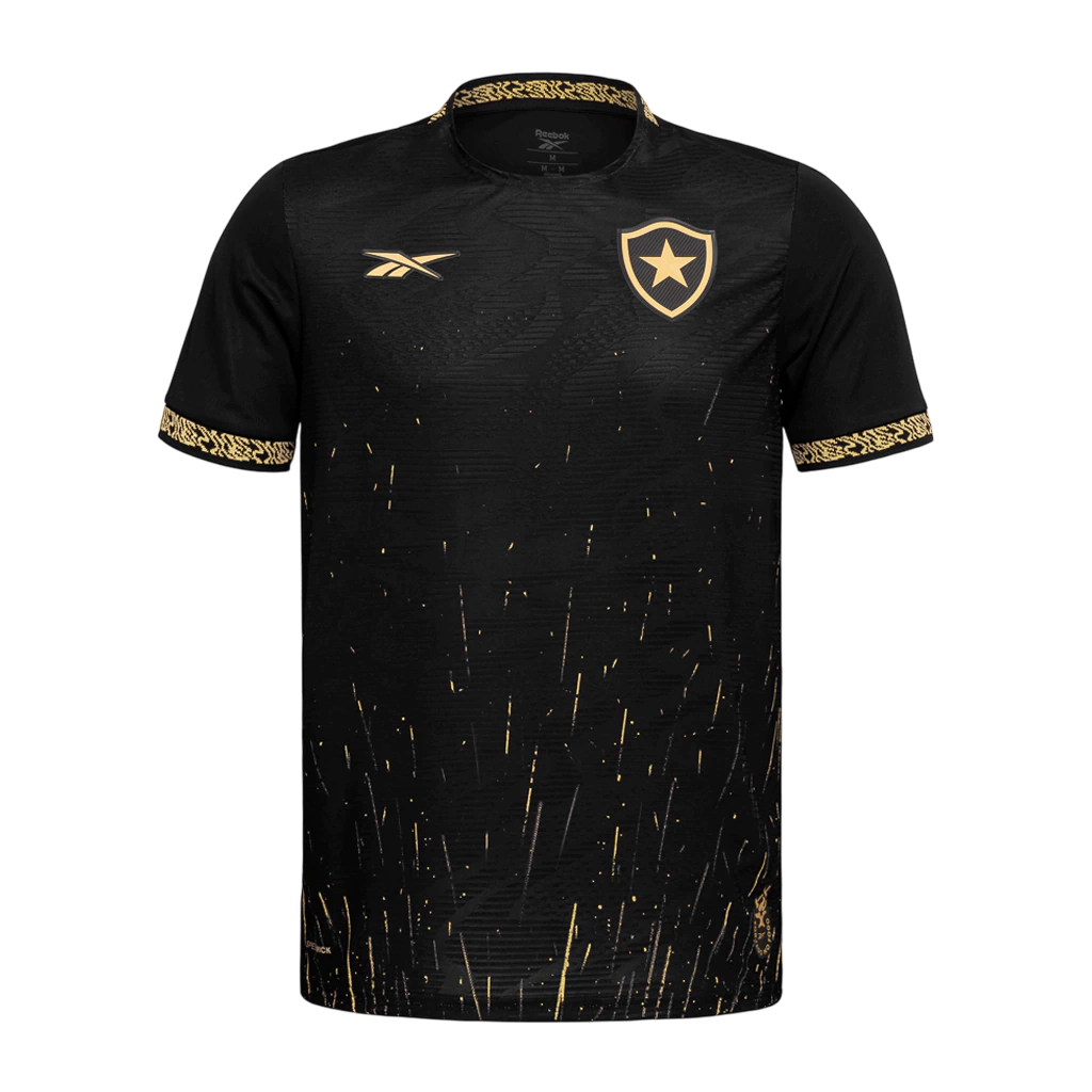 Camisa Botafogo II 24/25 - Torcedor Reebok Masculino - Preta