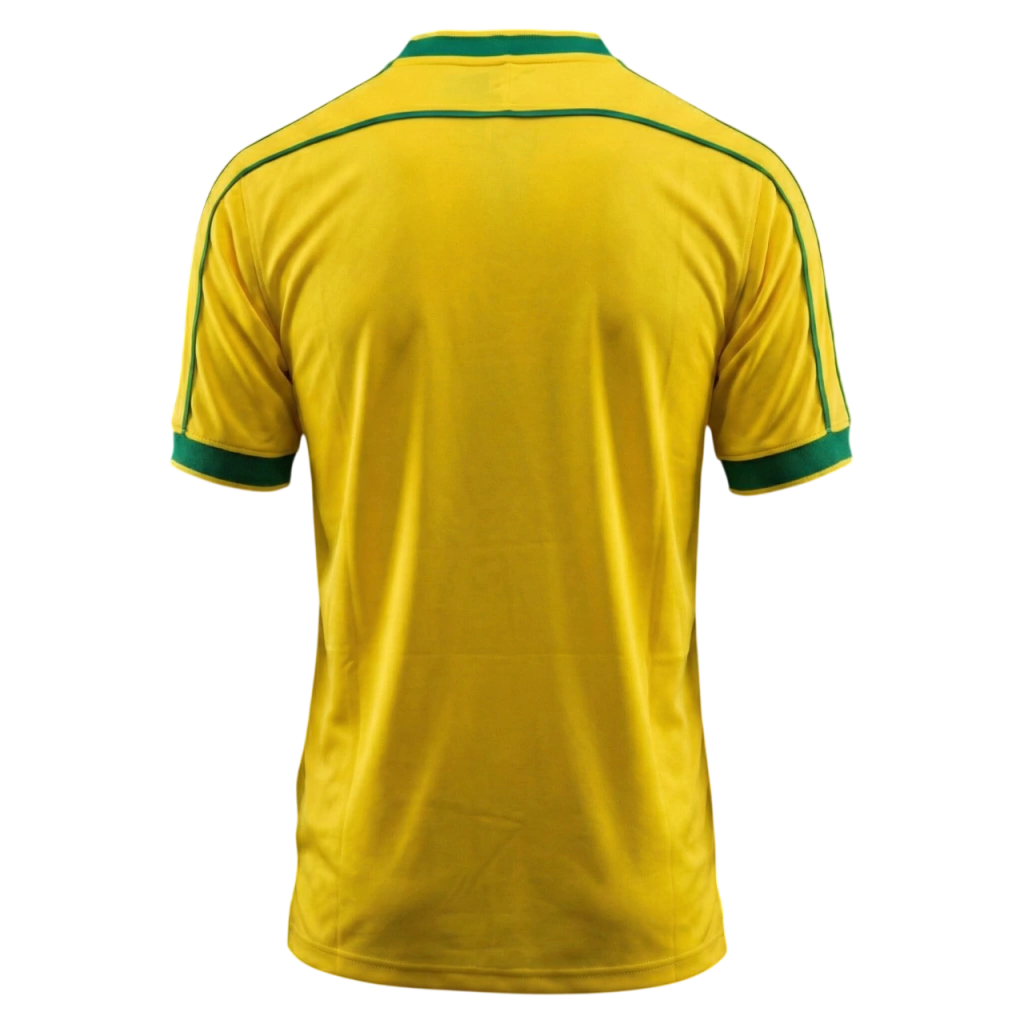 Camisa Seleção Brasileira Home 1998 - Nike Retrô Masculina - Verde e Amarela
