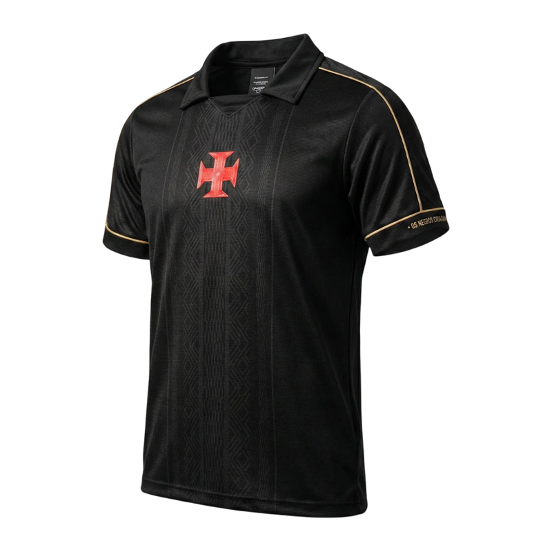 Camisa Vasco 25/26 Negritude - Torcedor Braziline Maculina - Preta