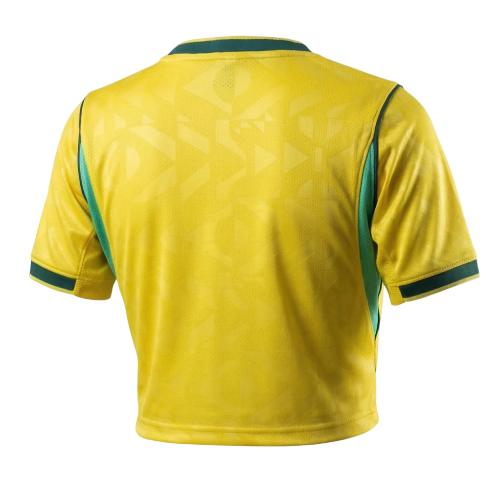 Cropped Seleção Brasileira Home 26/27 - Torcedor Nike Feminina - Verde e Amarela