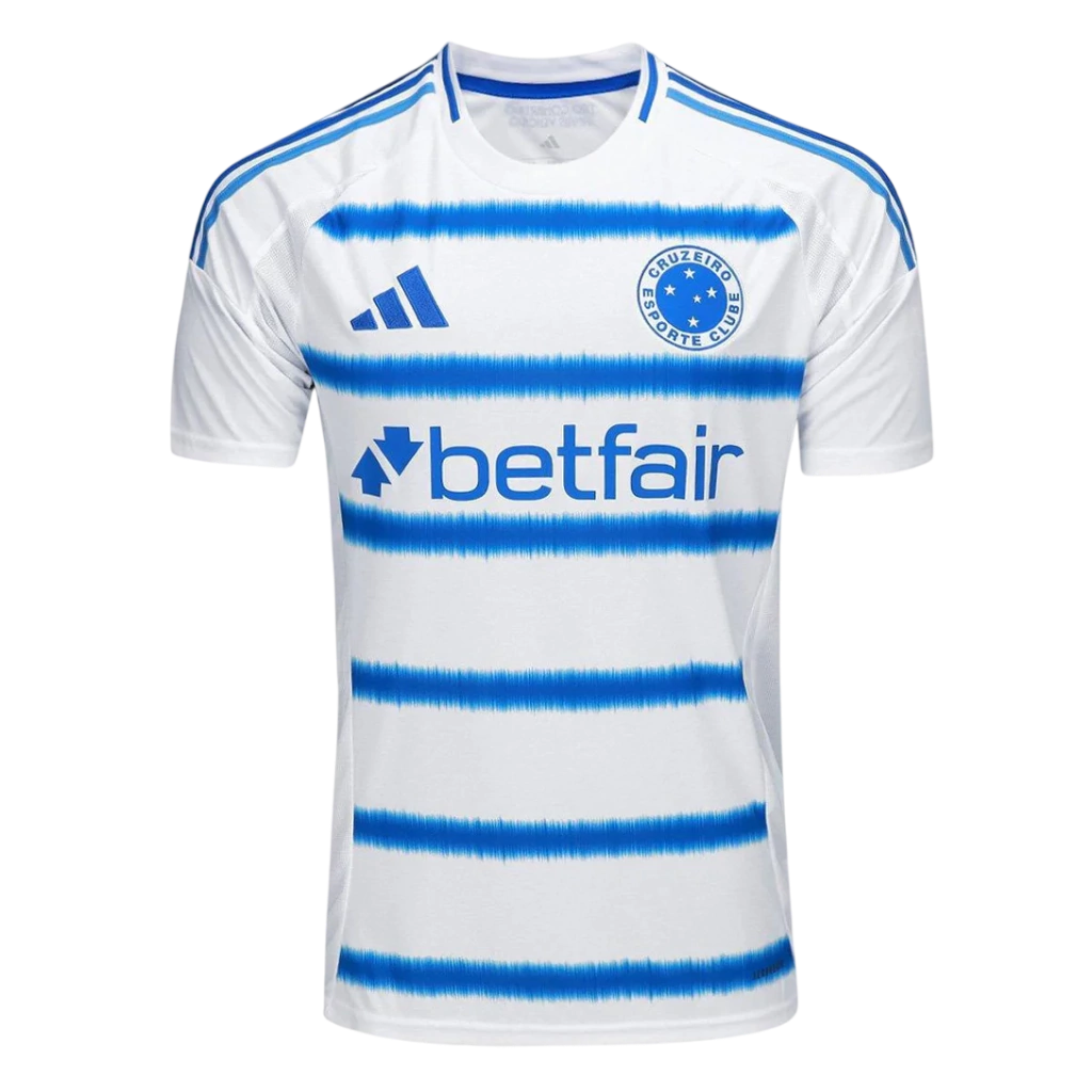 Camisa Cruzeiro II 25/26 - Torcedor Adidas Masculina - Branca e Azul