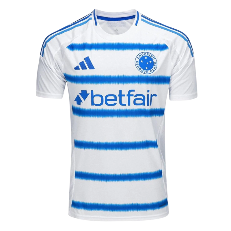 Camisa Cruzeiro II 25/26 - Torcedor Adidas Masculina - Branca e Azul