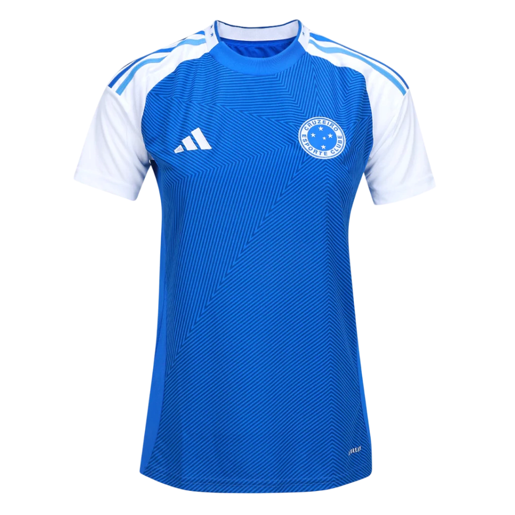 Camisa Cruzeiro I 25/26 - Torcedor Adidas Feminina - Azul
