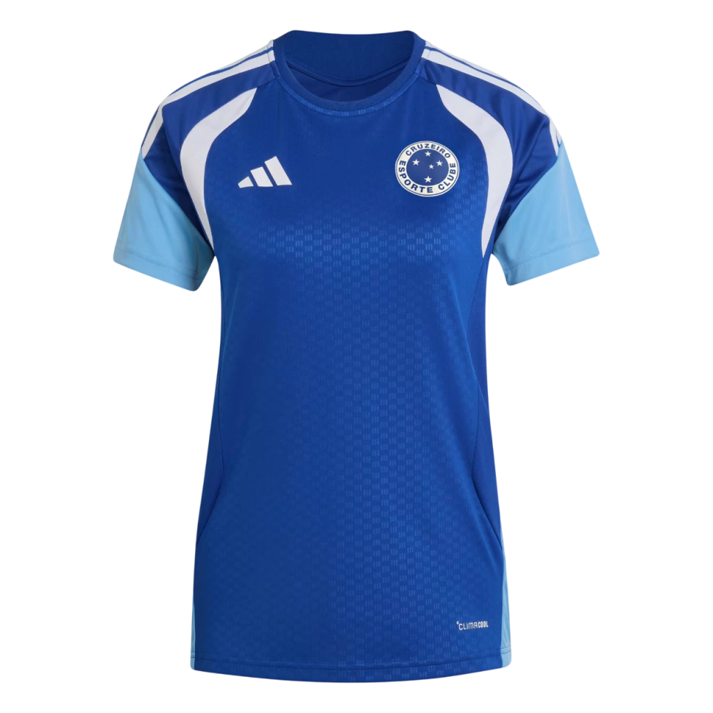 Camisa Cruzeiro 26/27 Treino - Torcedor Adidas Feminina - Azul
