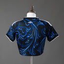 Cropped Argentina Away 26/27 - Torcedor Adidas Feminina - Preto e azul