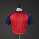 Cropped Espanha Home 26/27 - Torcedor Adidas Feminina - Azul e vermelha