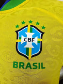 Camisa Seleção Brasileira Home 2022 - Jogador Nike Masculina - Verde e Amarela