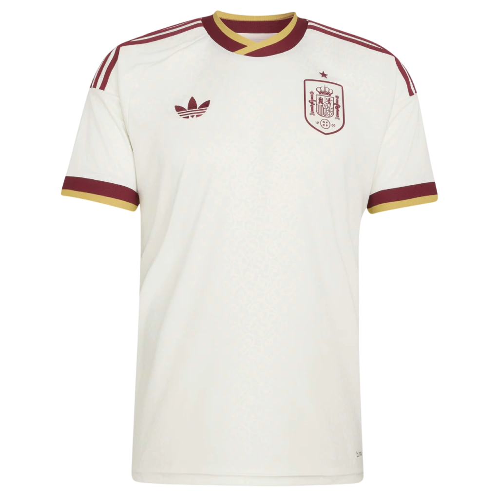 Camisa Espanha Away 26/27 - Torcedor Adidas Masculina - Off-White