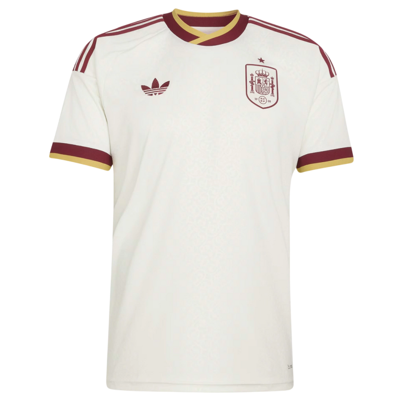 Camisa Espanha Away 26/27 - Torcedor Adidas Masculina - Off-White